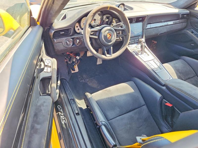 2018 Porsche 911 VIN WP0AE2A93JS186024 COPART salvage auction — REAR END, FL - CERT OF TITLE-SALVAGE THEFT, sold $292,000 on 2026-07-30 (photo 8)