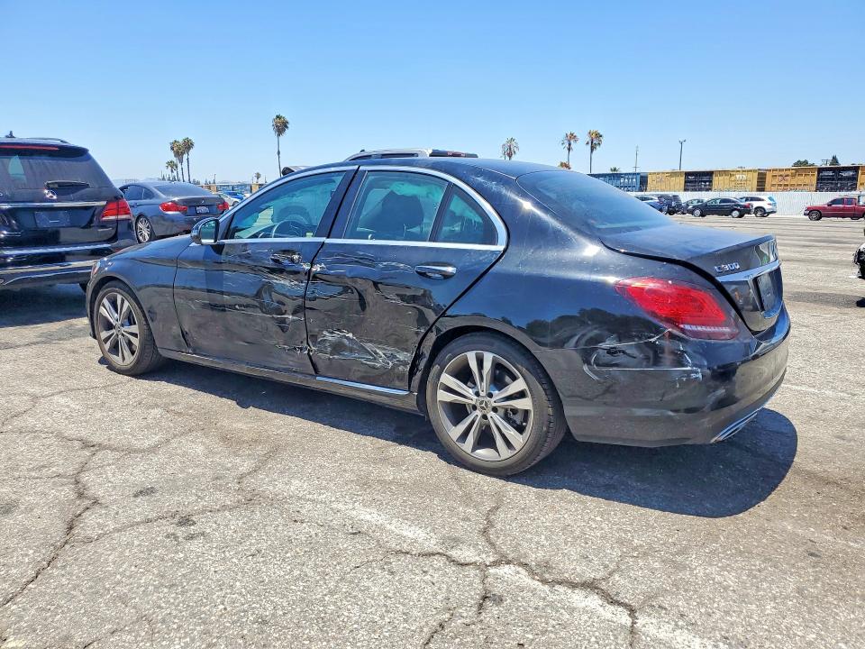 2020 Mercedes-benz C-klasse VIN WDDWF8DB6LR525721 COPART salvage auction — SIDE, Ca - Salvage Certificate, sold $7,200 on 2026-07-14 (photo 2)