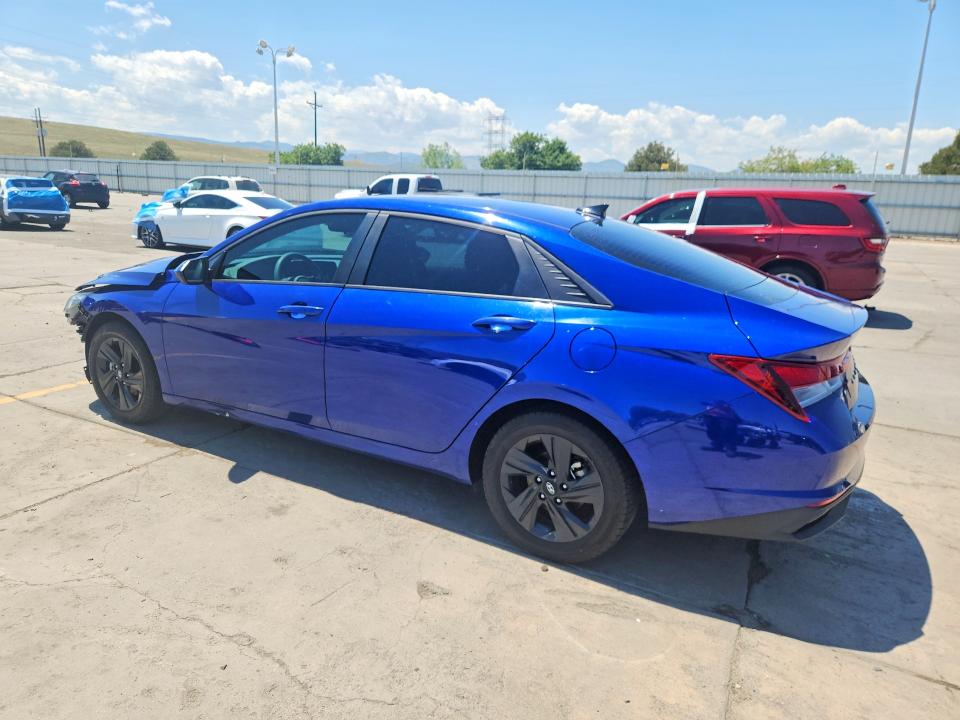 2021 Hyundai Elantra VIN 5NPLM4AGXMH000441 COPART salvage auction — FRONT END, AZ - CERT OF TITLE - SALVAGE, sold $3,050 on 2026-07-27 (photo 2)