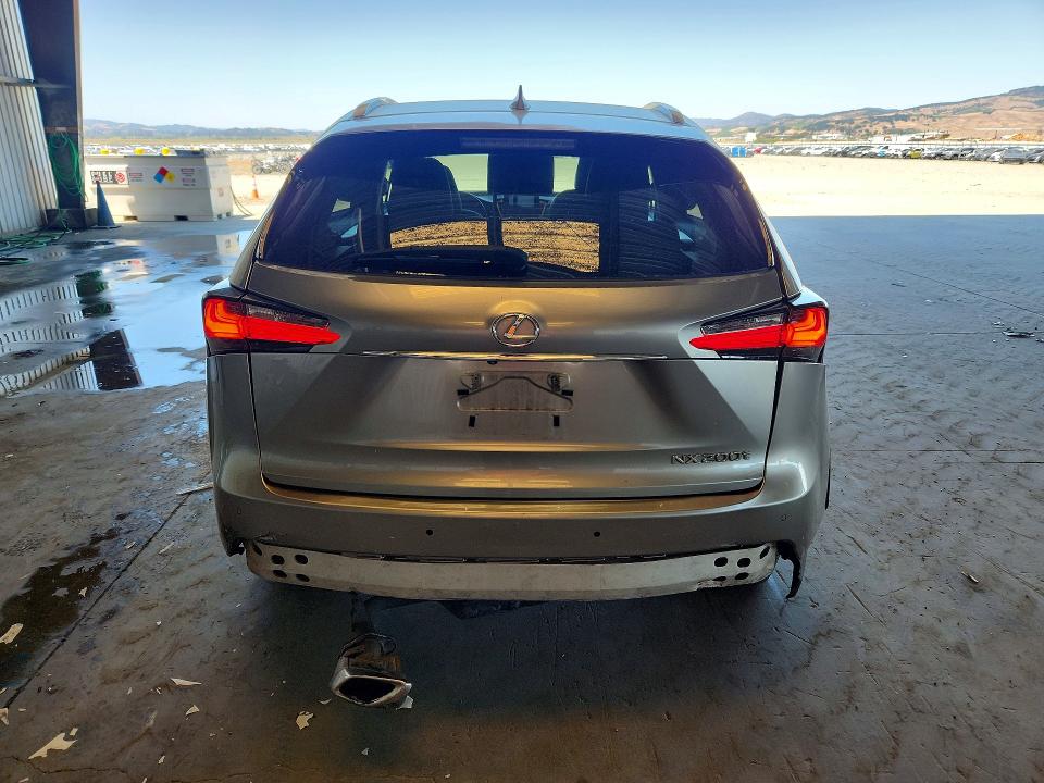2016 Lexus Nx VIN JTJBARBZ3G2063546 COPART salvage auction — REAR END, Ca - Salvage Certificate, sold $5,400 on 2026-07-02 (photo 6)