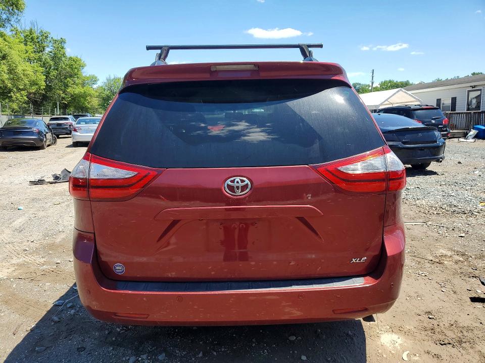 2015 Toyota VIN 5TDYK3DCXFS655159 COPART salvage auction — FRONT END, Va - Certificate Of Title, sold $1,600 on 2026-07-04 (photo 6)