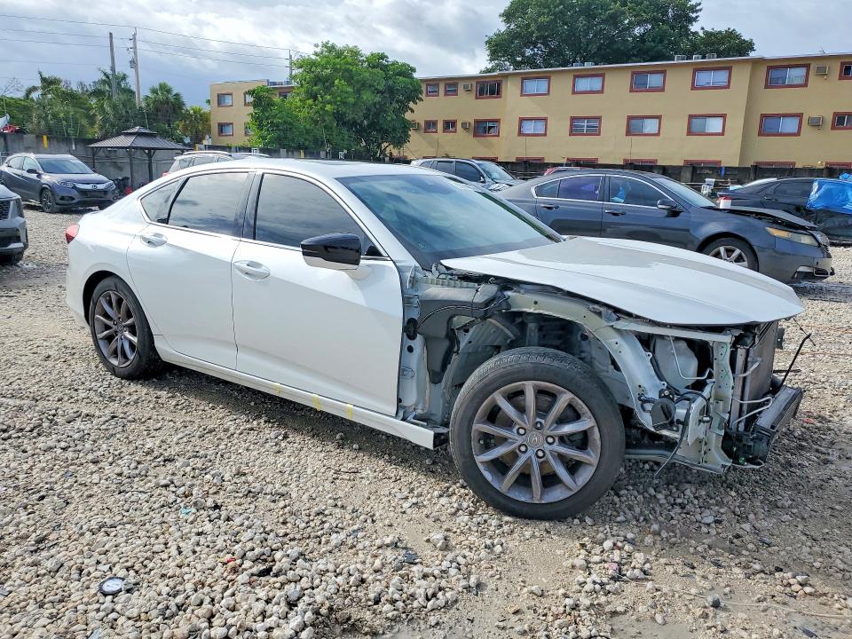 2021 Acura Tlx VIN 19UUB5F32MA000738 COPART salvage auction — FRONT END, Fl - Cert Of Title Slvg Rebuildable, sold $7,100 on 2026-07-14 (photo 4)