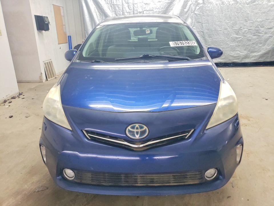 2013 Toyota Prius v VIN JTDZN3EU7D3262253 COPART salvage auction — FRONT END, Wv - Certificate Of Title, sold $1,500 on 2026-07-28 (photo 5)