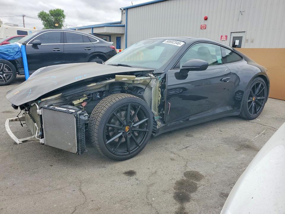 2020 Porsche 911 VIN WP0AA2A93LS205511 COPART salvage auction — FRONT END, Ca - Salvage Certificate, sold $68,000 on 2026-08-10 (photo 1)
