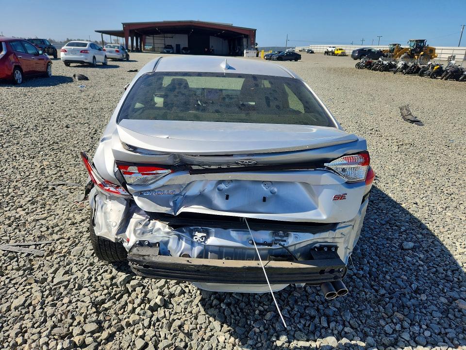 2024 Toyota Corolla VIN JTDS4MCE2R3519994 COPART salvage auction — REAR END, Ca - Salvage Certificate, sold $900 on 2026-07-23 (photo 6)