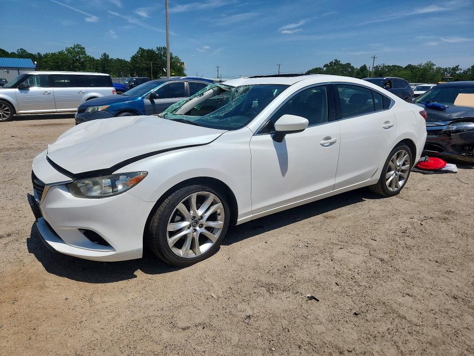 2016 Mazda 6 VIN JM1GJ1V54G1447070 COPART salvage auction — FRONT END, Al - Cert Of Title-Salvage Title, sold $1,050 on 2026-07-09 (photo 1)