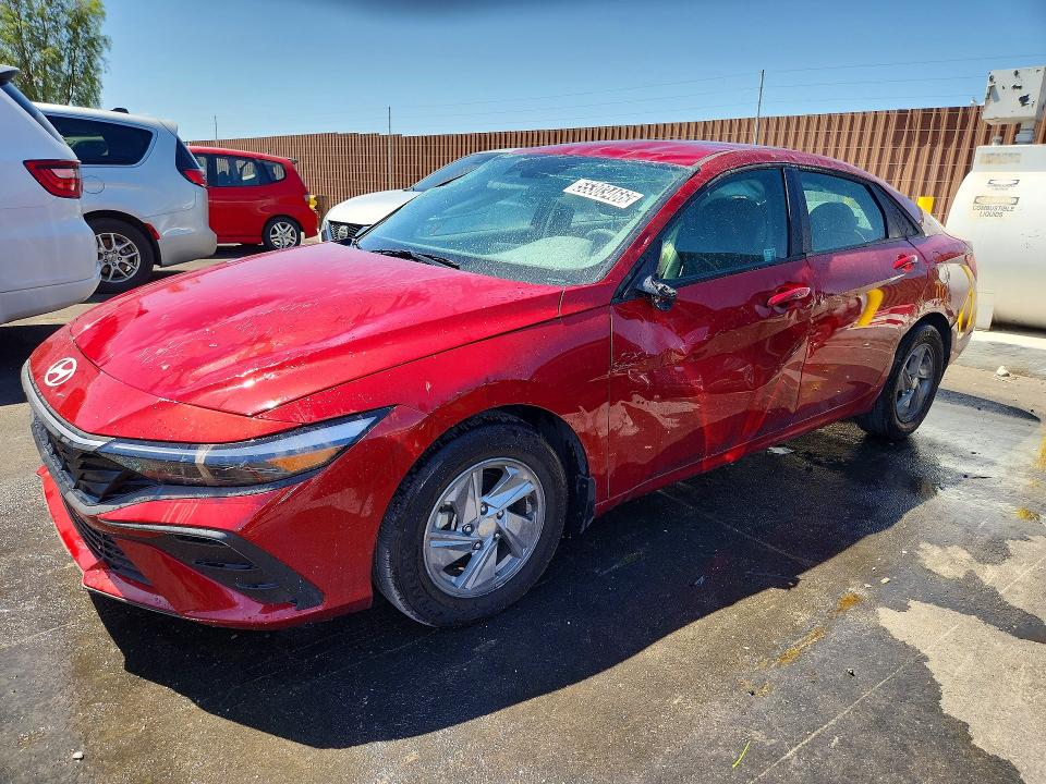 2025 Hyundai Elantra VIN KMHLL4DG0SU082807 COPART salvage auction — SIDE, Az - Certificate Of Title, sold $4,400 on 2026-07-07 (photo 1)