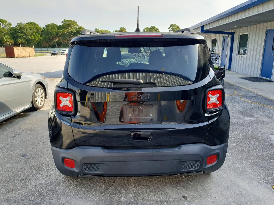 2018 Jeep Renegade VIN ZACCJABB4JPG97506 COPART salvage auction — FRONT END, Fl - Cert Of Title Slvg Rebuildable, sold $825 on 2026-08-05 (photo 6)