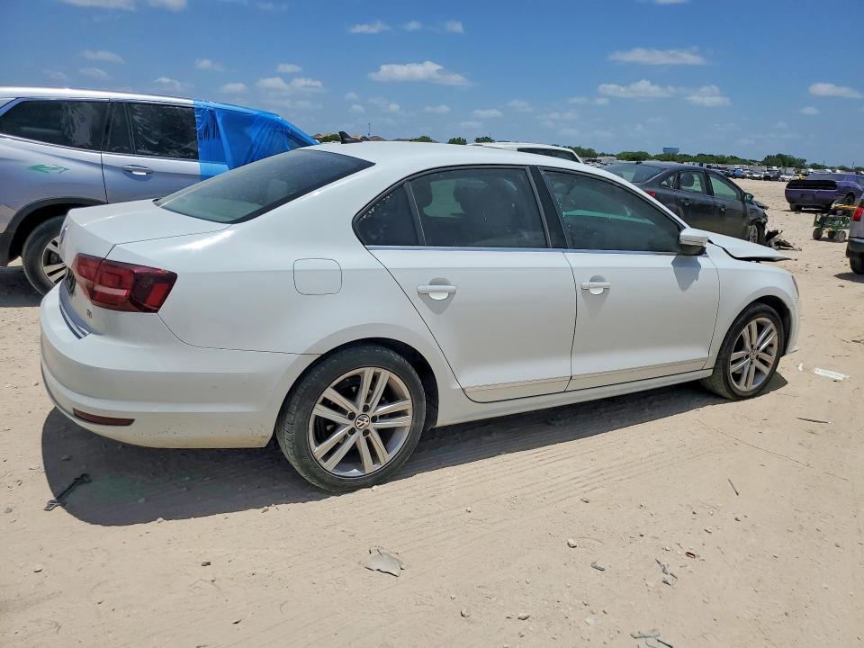 2017 Volkswagen Jetta VIN 3VWL17AJ6HM334064 COPART salvage auction — FRONT END, Tx - Salvage Vehicle Title, sold $3,450 on 2026-07-09 (photo 3)
