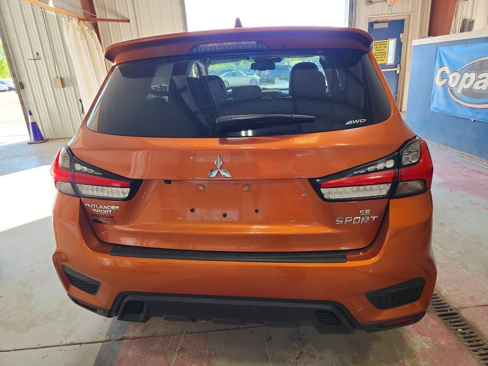 2022 Mitsubishi Outlander VIN JA4ARUAU9NU013164 COPART salvage auction — FRONT END, Pa - Certificate Of Salvage, sold $3,700 on 2026-07-13 (photo 6)