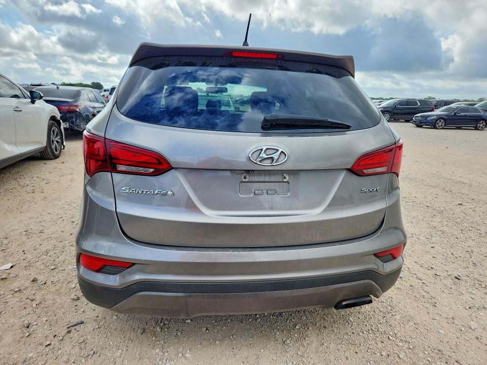 2018 Hyundai Santa fe VIN 5XYZT3LB7JG538977 COPART salvage auction — SIDE, Tx - Salvage Vehicle Title, sold $2,100 on 2026-07-02 (photo 6)