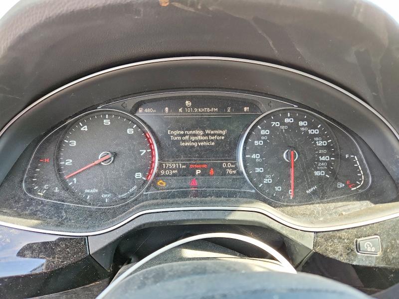 2017 Audi Q7 VIN WA1LAAF72HD003999 COPART salvage auction — MINOR DENT/SCRATCHES, UT - CERTIFICATE OF TITLE, sold $3,700 on 2026-07-10 (photo 9)