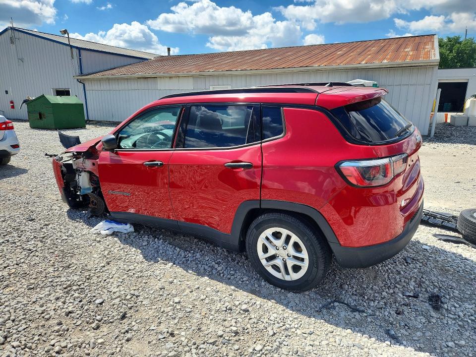 2017 Jeep Compass VIN 3C4NJCAB1HT669350 COPART salvage auction — FRONT END, Oh - Certificate Of Title, sold $125 on 2026-07-09 (photo 2)