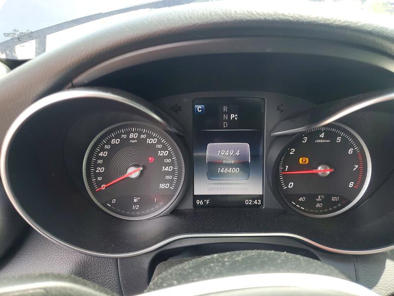 2016 Mercedes-benz C-klasse VIN 55SWF4KB0GU152286 COPART salvage auction — WATER/FLOOD, MD - CERT OF SALVAGE-FLOOD DAMAGE, sold $2,850 on 2026-07-02 (photo 9)