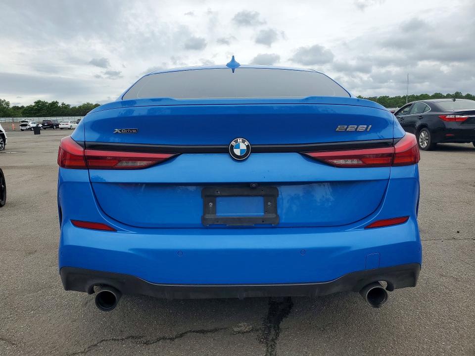 2021 BMW 2er VIN WBA73AK0XM7G99918 COPART salvage auction — REAR END, Ny - Mv-907A Salvage Certificate, sold $9,200 on 2026-07-20 (photo 6)
