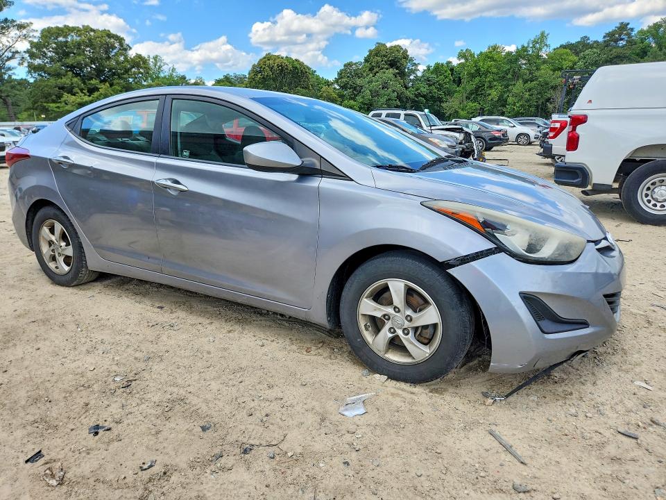 2015 Hyundai Elantra VIN 5NPDH4AE6FH642679 COPART salvage auction — FRONT END, De - Salvage Certificate, sold $325 on 2026-07-28 (photo 4)