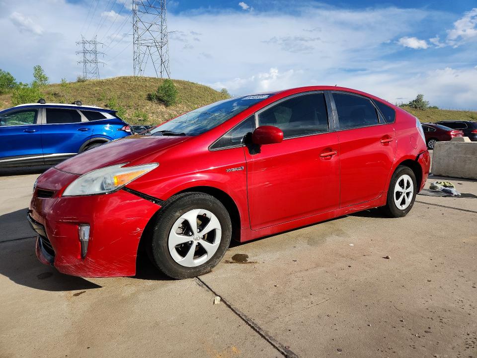 2013 Toyota Prius VIN JTDKN3DU3D5633593 COPART salvage auction — FRONT END, Co - Public - Salvage Title, sold $5,600 on 2026-07-27 (photo 1)