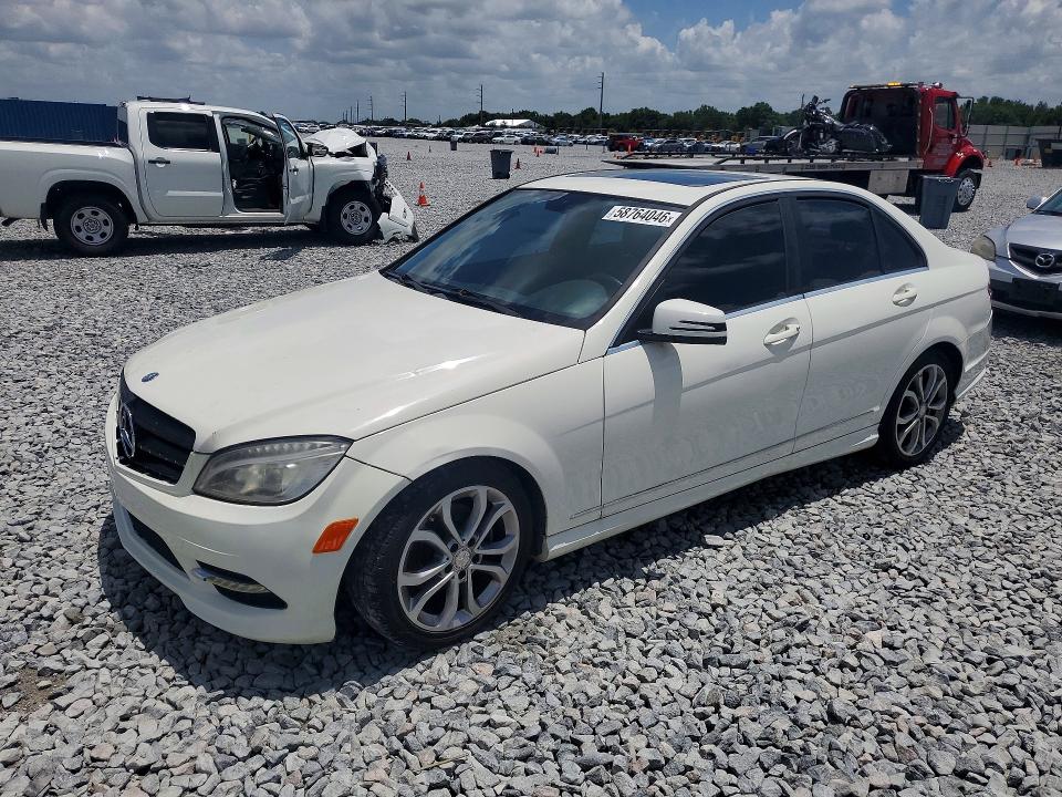 2011 Mercedes-benz C-klasse VIN WDDGF5EB5BR137136 COPART salvage auction — MINOR DENT/SCRATCHES, Fl - Certificate Of Title, sold $475 on 2026-07-24 (photo 1)