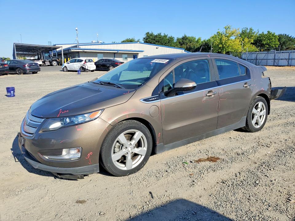 2014 Chevrolet Volt VIN 1G1RE6E46EU172677 COPART salvage auction — REAR END, Ca - Salvage Certificate, sold $1,250 on 2026-07-09 (photo 1)