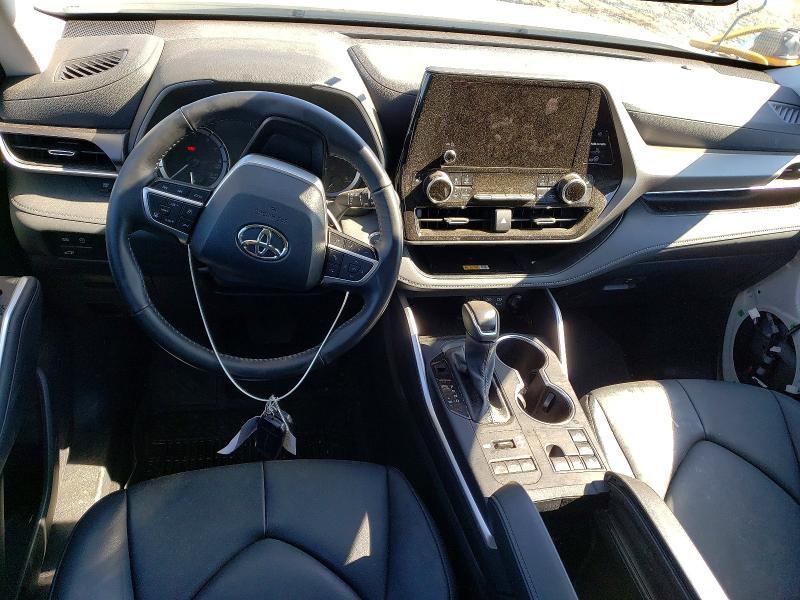 2024 Toyota Highlander VIN 5TDKDRBH0RS564536 COPART salvage auction — FRONT END, Ct - Cert Of Title-Salvage, sold $3,200 on 2026-07-24 (photo 8)