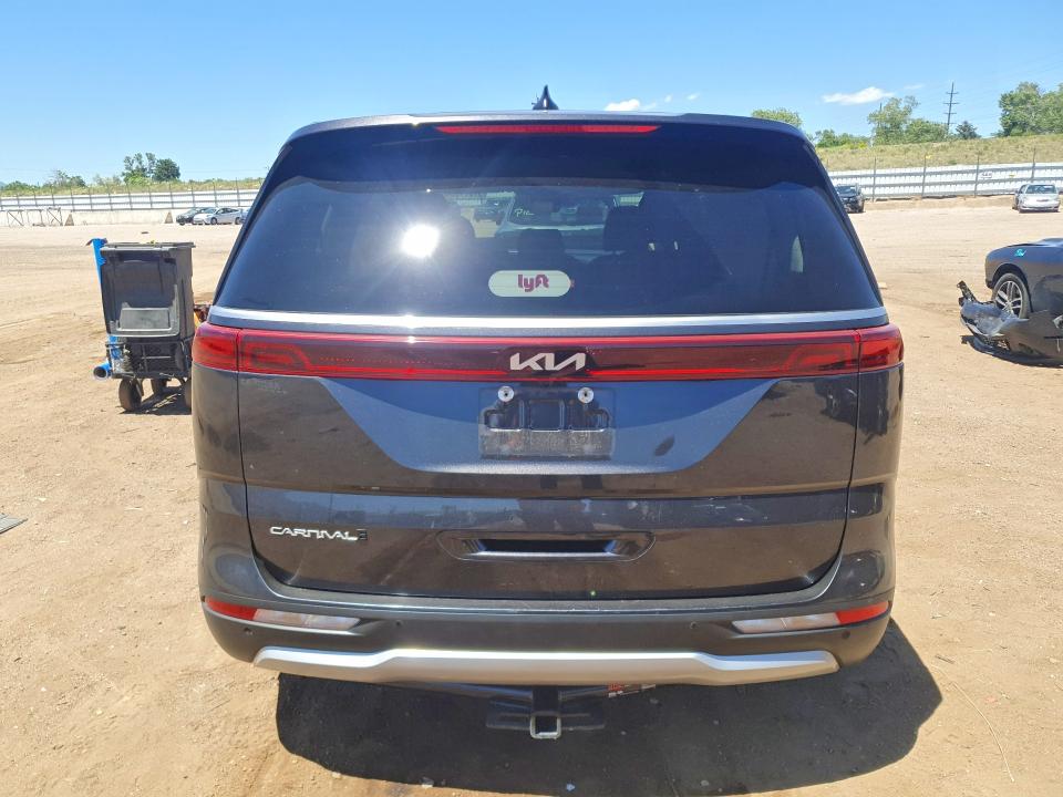 2024 Kia Carnival VIN KNDNB4H39R6434482 COPART salvage auction — FRONT END, Co - Salvage Title, sold $5,800 on 2026-07-29 (photo 6)