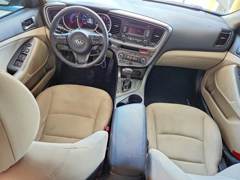 2015 Kia Optima VIN 5XXGM4A75FG466665 COPART salvage auction — MECHANICAL, Ne - Cert Of Title-Rebuilt Salvage, sold $1,100 on 2026-07-14 (photo 8)
