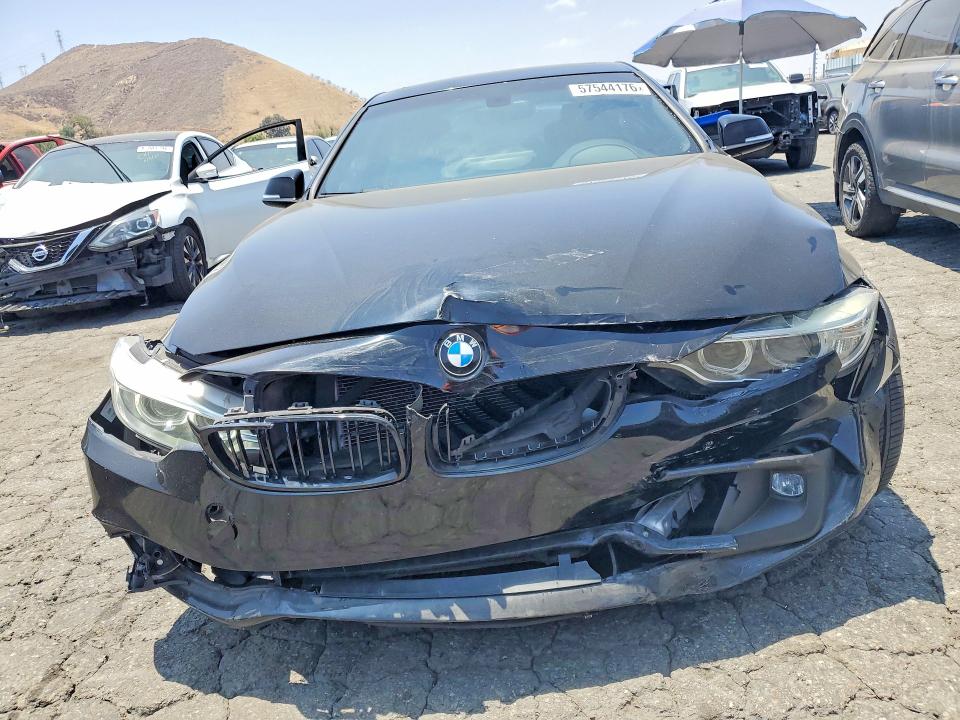 2014 BMW 4er VIN WBA3N7C55EF719065 COPART salvage auction — FRONT END, Ca - Salvage Certificate, sold $1,450 on 2026-07-02 (photo 5)