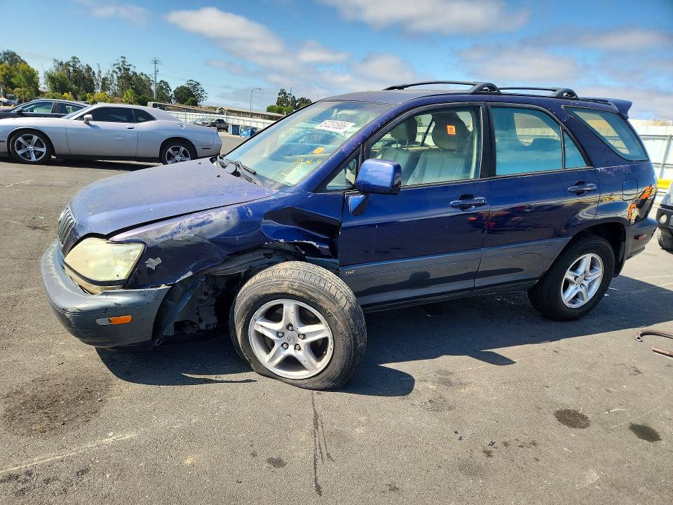 2002 Lexus Rx VIN JTJGF10U820133272 COPART salvage auction — FRONT END, Ca - Salvage Certificate, sold $450 on 2026-07-08 (photo 1)