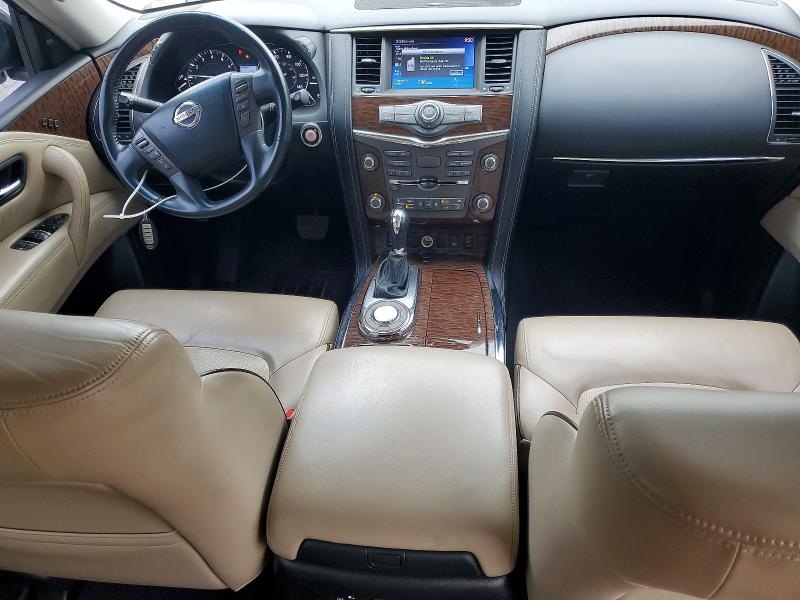 2017 Nissan Armada VIN JN8AY2ND8H9006824 COPART salvage auction — HAIL, AL - CERT OF TITLE-SALVAGE TITLE, sold $3,000 on 2026-07-10 (photo 8)