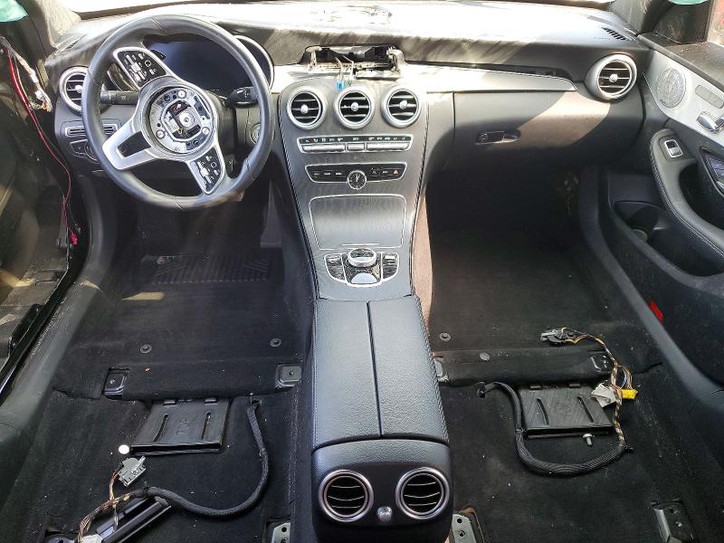2021 Mercedes-benz C-klasse VIN W1KWF8DB4MR644983 COPART salvage auction — REAR END, Ca - Salvage Certificate, sold $1,200 on 2026-07-08 (photo 8)
