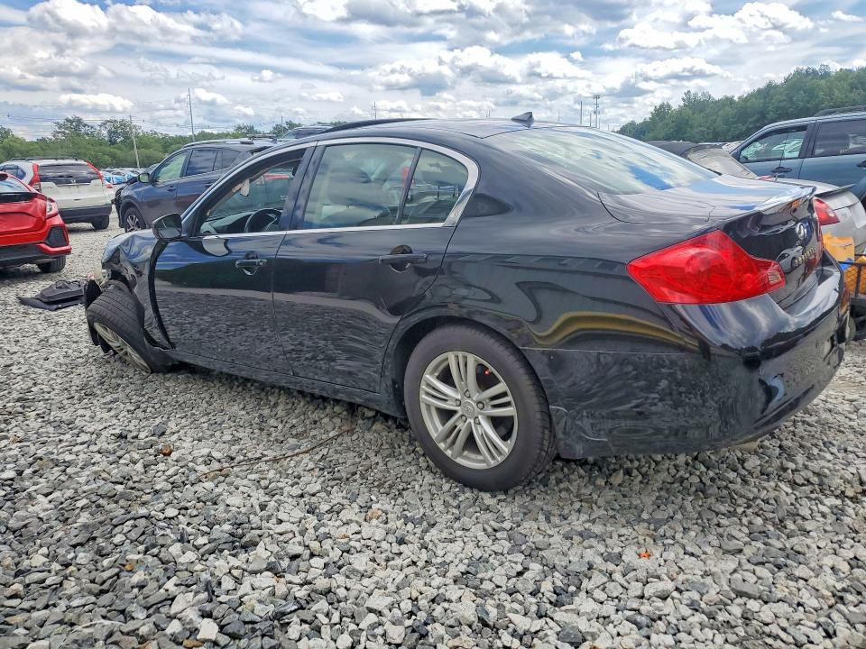 2013 Infiniti VIN JN1CV6AR5DM760943 COPART salvage auction — FRONT END, Ma - Cert Of Title-Reconstrctd Coll, sold $725 on 2026-07-08 (photo 2)