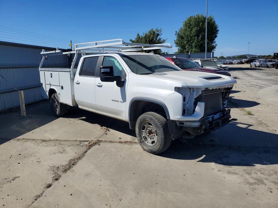 2023 Chevrolet Silverado VIN 1GB1WNE72PF251104 COPART salvage auction — FRONT END, Ca - Salvage Certificate, sold $16,400 on 2026-09-14 (photo 4)