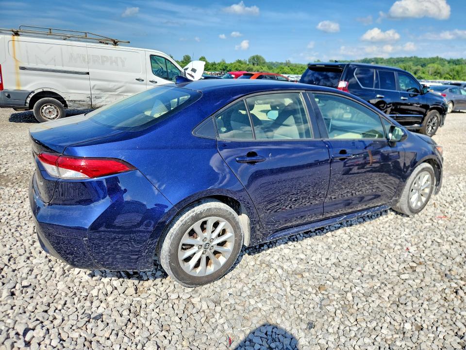 2020 Toyota Corolla VIN JTDHPRAE6LJ013976 COPART salvage auction — SIDE, Wv - Salvage Certificate, sold $5,600 on 2026-07-27 (photo 3)