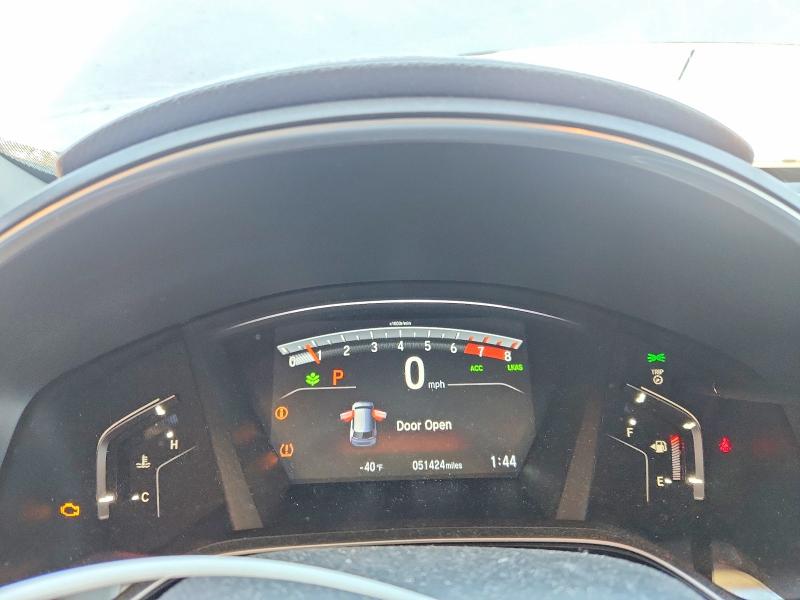 2019 Honda Cr-v VIN JHLRW2H54KX020119 COPART salvage auction — FRONT END, Ca - Salvage Certificate, sold $6,700 on 2026-07-02 (photo 9)