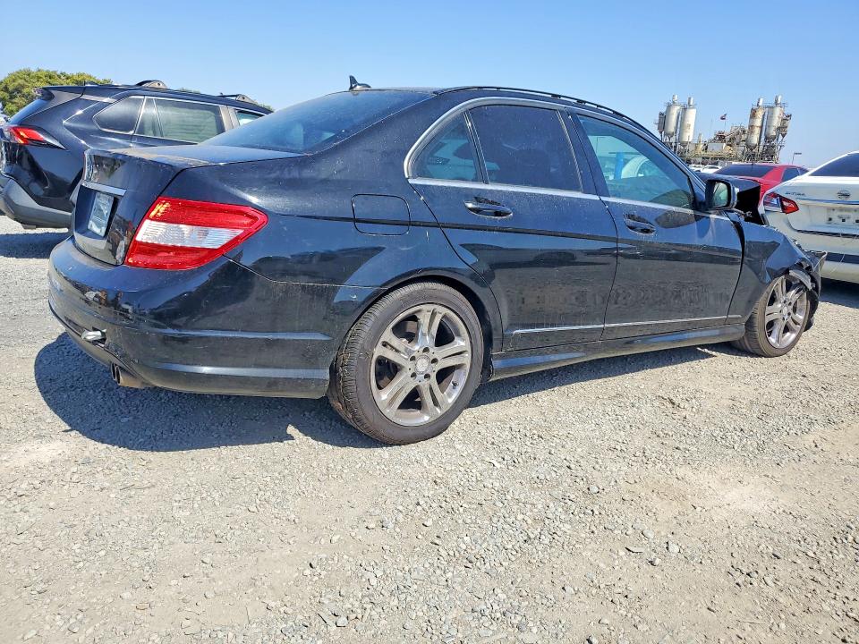 2008 Mercedes-benz C class VIN WDDGF54X78F047395 COPART salvage auction — FRONT END, CA - SALVAGE CERTIFICATE, sold $375 on 2026-07-24 (photo 3)