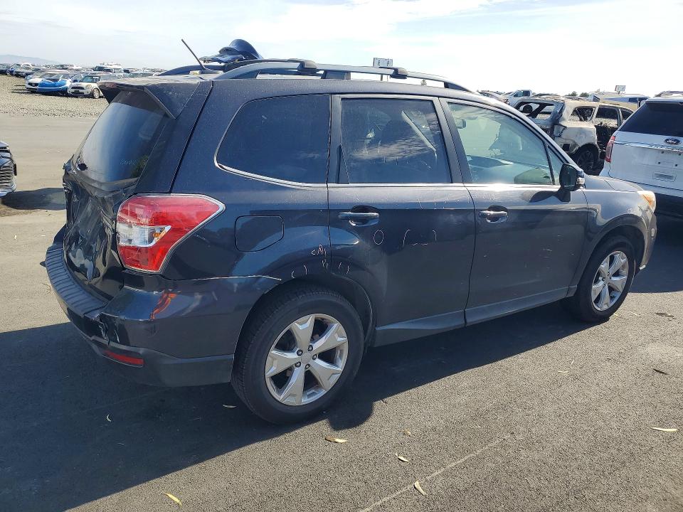 2014 Subaru Forester VIN JF2SJAPC3EH415948 COPART salvage auction — REAR END, Ca - Salvage Certificate, sold $2,200 on 2026-07-08 (photo 3)