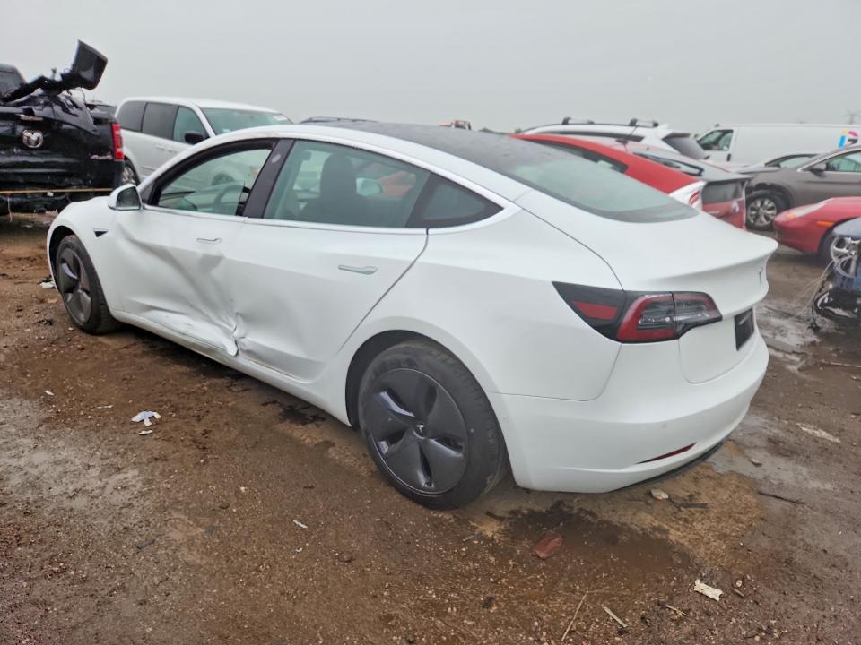 2019 Tesla Model 3 VIN 5YJ3E1EA0KF484827 COPART salvage auction — SIDE, IL - SALVAGE CERTIFICATE, sold $6,200 on 2026-07-28 (photo 2)