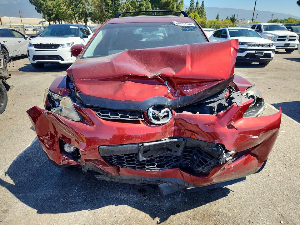 2007 Mazda Cx-7 VIN JM3ER293X70115078 COPART salvage auction — FRONT END, Ca - Salvage Certificate, sold $150 on 2026-07-14 (photo 5)