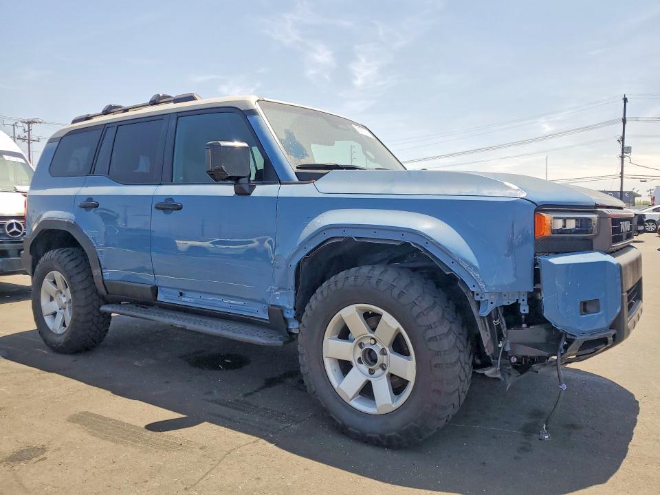 2024 Toyota Land cruiser VIN JTEABFAJ8RK015321 COPART salvage auction — FRONT END, Ca - Salvage Certificate, sold $5,100 on 2026-07-29 (photo 4)