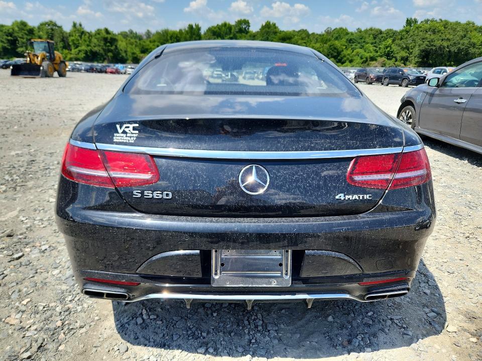 2019 Mercedes-benz S-klasse VIN WDDXJ8GB9KA037195 COPART salvage auction — FRONT END, Ga - Cert Of Title-Salvage, sold $20,100 on 2026-08-13 (photo 6)