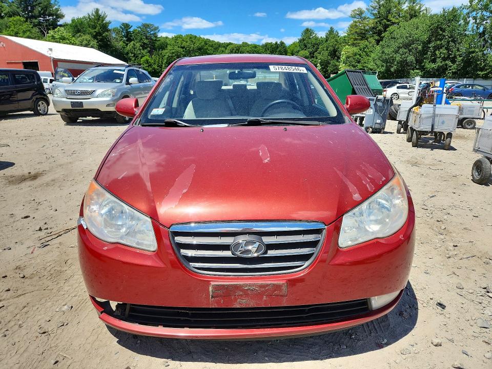 2008 Hyundai Elantra VIN KMHDU46D18U513894 COPART salvage auction — FRONT END, Ma - Certificate Of Title, sold $550 on 2026-07-09 (photo 5)