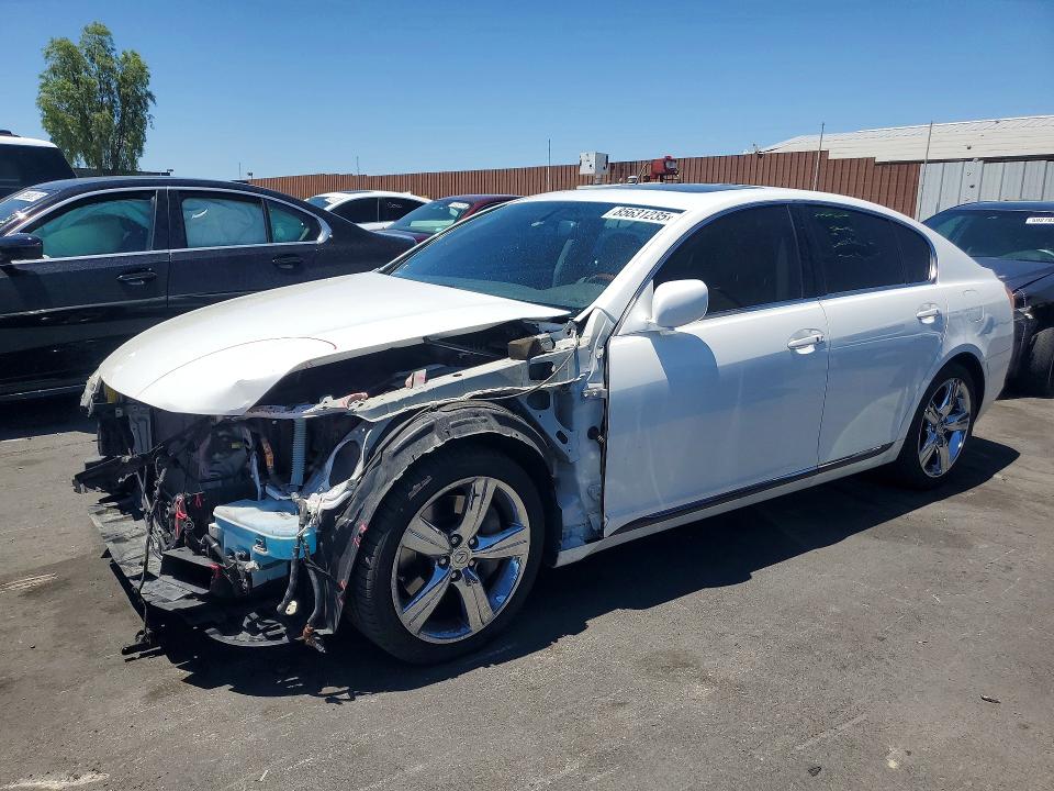 2007 Lexus Gs 350 VIN JTHBE96S470008036 COPART salvage auction — FRONT END, NV - SALVAGE TITLE, sold $925 on 2026-07-15 (photo 1)