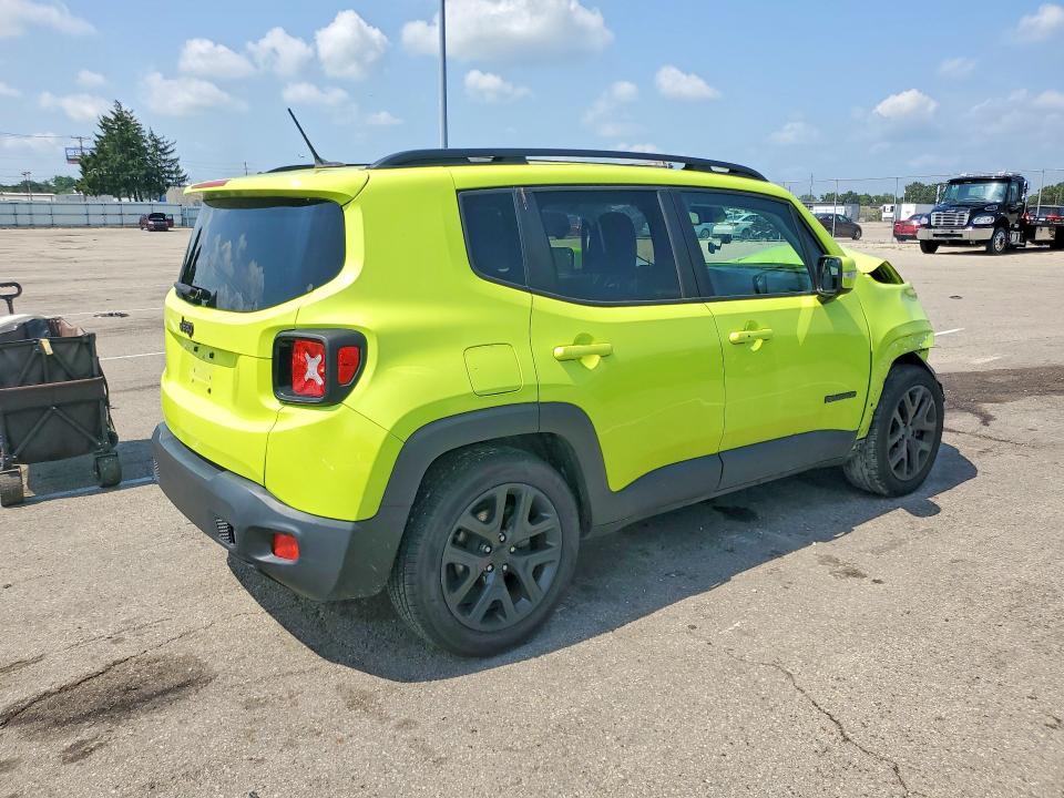 2017 Jeep Renegade VIN ZACCJABB9HPG06322 COPART salvage auction — FRONT END, Oh - Cert Of Title-Salvage, sold $825 on 2026-08-19 (photo 3)