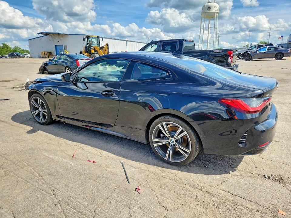 2022 BMW 4er VIN WBA73AP08NCJ27177 COPART salvage auction — FRONT END, Il - Salvage Certificate, sold $14,900 on 2026-07-29 (photo 2)