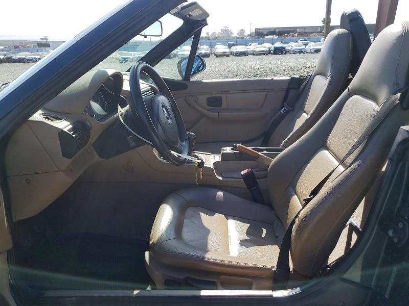 2000 BMW Z3 VIN WBACH9342YLF91984 COPART salvage auction — SIDE, Ca - Salvage Certificate, sold $400 on 2026-07-09 (photo 7)