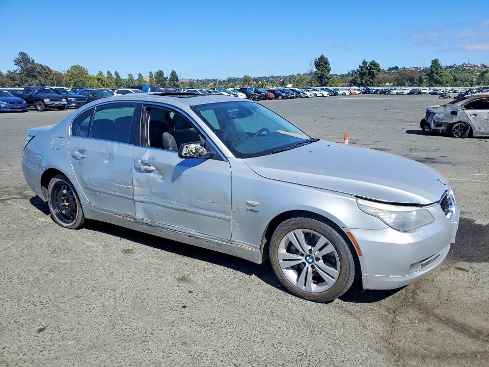 2010 BMW 5er VIN WBANV1C56AC157694 COPART salvage auction — SIDE, Ca - Salvage Certificate, sold $125 on 2026-07-24 (photo 4)