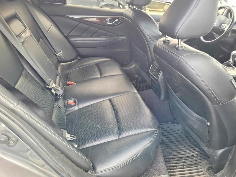 2015 Infiniti Q50 VIN JN1BV7AR3FM390032 COPART salvage auction — NORMAL WEAR, On - Permit No Brand - Unfit (P), sold $1,150 on 2026-07-03 (photo 6)