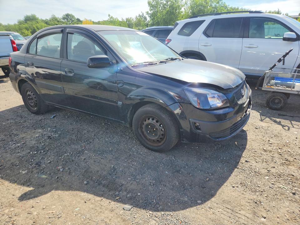 2006 Kia Rio VIN KNADE123666167059 COPART salvage auction — FRONT END, Ma - Cert Of Title-Reconstrctd Coll, sold $375 on 2026-07-08 (photo 4)