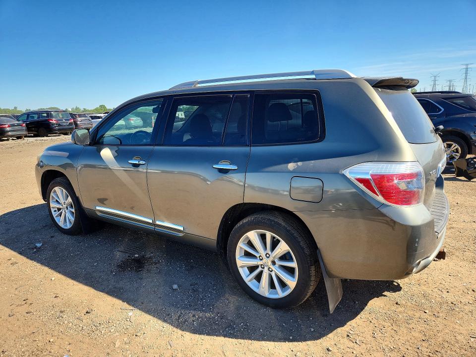 2008 Toyota Highlander VIN JTEEW44A482004448 COPART salvage auction — FRONT END, Il - Salvage Certificate, sold $1,850 on 2026-07-16 (photo 2)