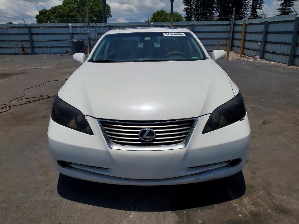 2008 Lexus ES VIN JTHBJ46G982184306 COPART salvage auction — SIDE, Fl - Cert Of Title Slvg Rebuildable, sold $550 on 2026-07-13 (photo 5)